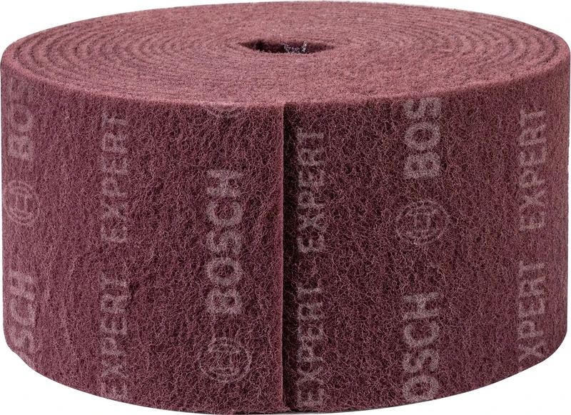 Bosch 1x EXPERT N880 Fleece Roll (for Steel sheets, Stainless steel, Width 150 mm, Length 10 m, Professional Accessory Hand Sanding)
