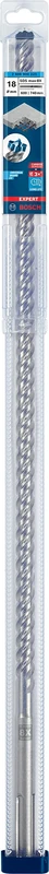 Bosch 1x EXPERT SDS max-8X Hammer Drill Bit (for Soft stone, Hard stone, Ø 18.00 mm, Professional Accessory Rotary Hammer Drill)