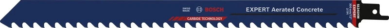 Bosch Professional 10x Expert ‘Aerated Concrete’ S 1241 HM Reciprocating Saw Blade (for Aerated concrete, Length 300 mm, Accessories Reciprocating Saw)