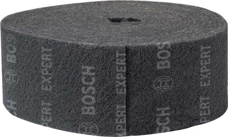 Bosch 1x EXPERT N880 Fleece Roll (for Steel sheets, Stainless steel, Width 115 mm, Length 10 m, Professional Accessory Hand Sanding)