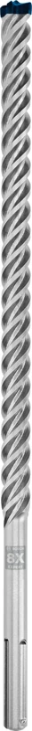 Bosch 1x EXPERT SDS max-8X Hammer Drill Bit (for Soft stone, Hard stone, Ø 25.00 mm, Professional Accessory Rotary Hammer Drill)