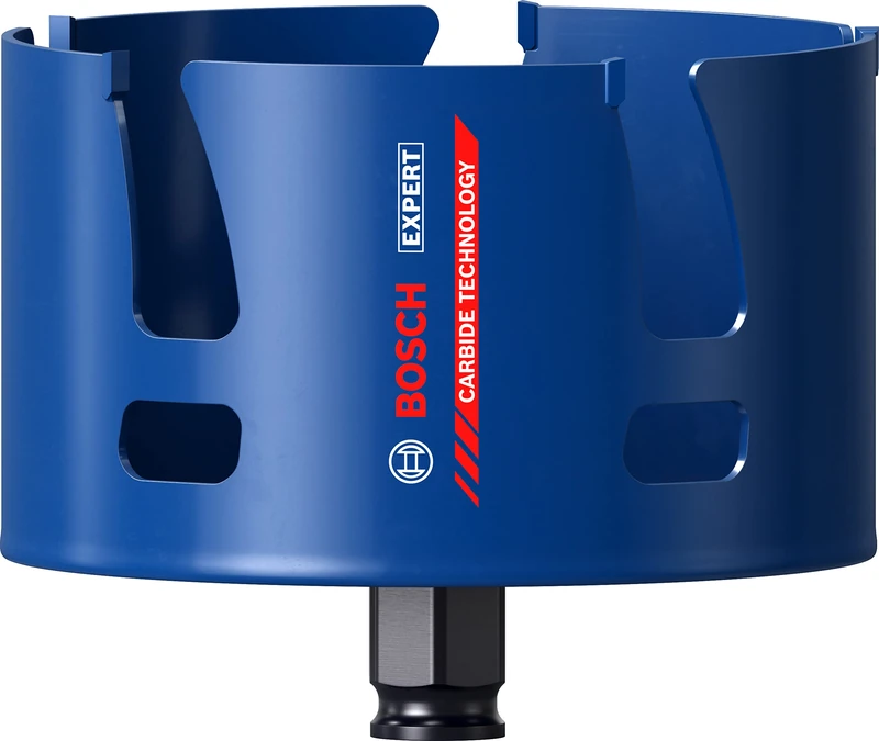 Bosch 1x EXPERT Construction Material Hole Saw (for Softwood, Chipboard, Ø 111 mm, Professional Accessory Rotary Drill/Drivers)