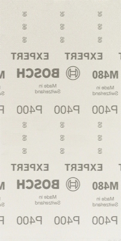 Bosch Professional 50x Expert M480 Sanding Net (for Hardwood, Paint on wood, 115x230 mm, Grit 400, Accessories Orbital Sander)