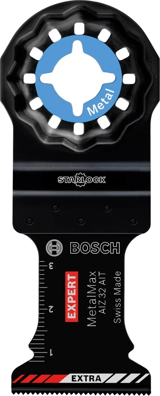 Bosch Professional 5x Expert MetalMax AIZ 32 AIT Multitool Blades (for Steel, Stainless steel, Width 32 mm, Accessory Multitool)