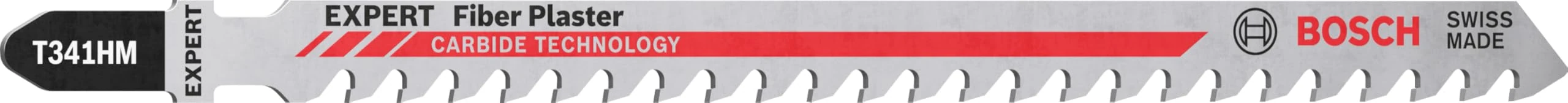 Bosch Professional 3x Expert ‘Fiber Plaster’ T 341 HM Jigsaw Blade (for Fibre cement boards, Length 132 mm, Accessories Jigsaw)