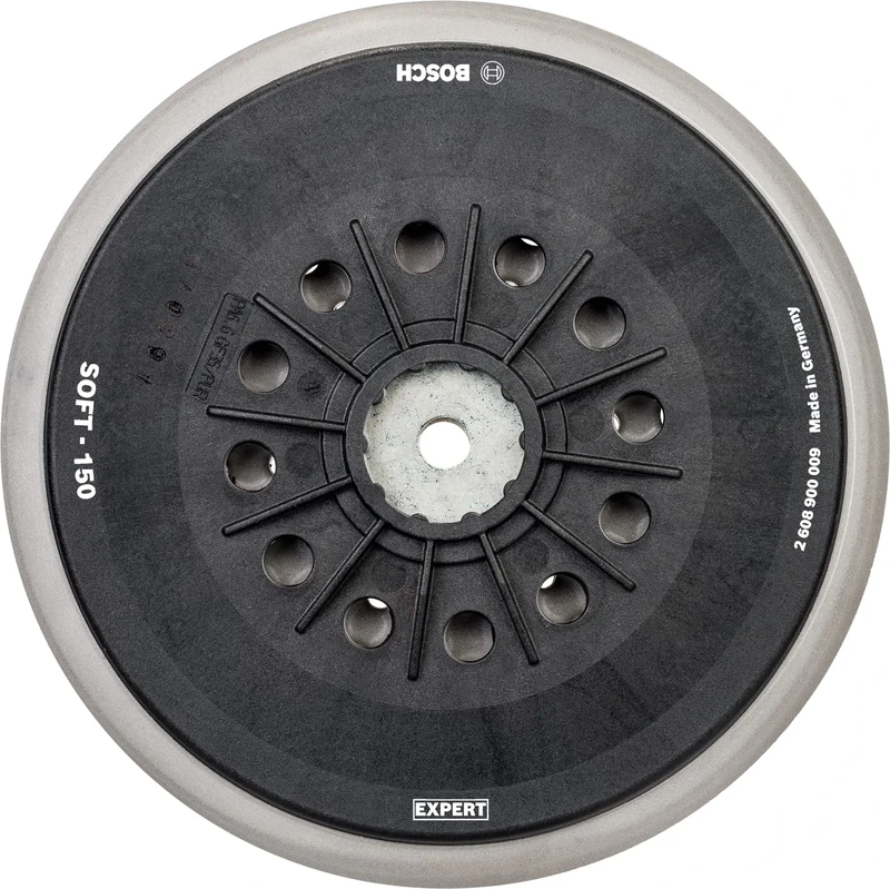 Bosch 1x EXPERT Multihole Backing Pads for Bosch 150 mm (Ø 150 mm, Professional Accessory Random Orbital Sander)