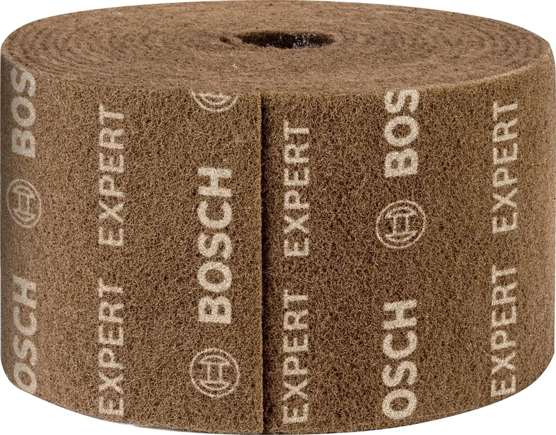Bosch 1x EXPERT N880 Fleece Roll (for Steel sheets, Stainless steel, Width 150 mm, Length 10 m, Professional Accessory Hand Sanding)