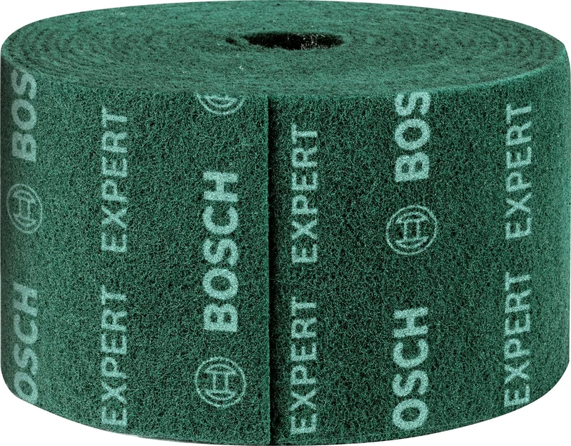 Bosch 1x EXPERT N880 Fleece Roll (for Steel sheets, Stainless steel, Width 150 mm, Length 10 m, Professional Accessory Hand Sanding)