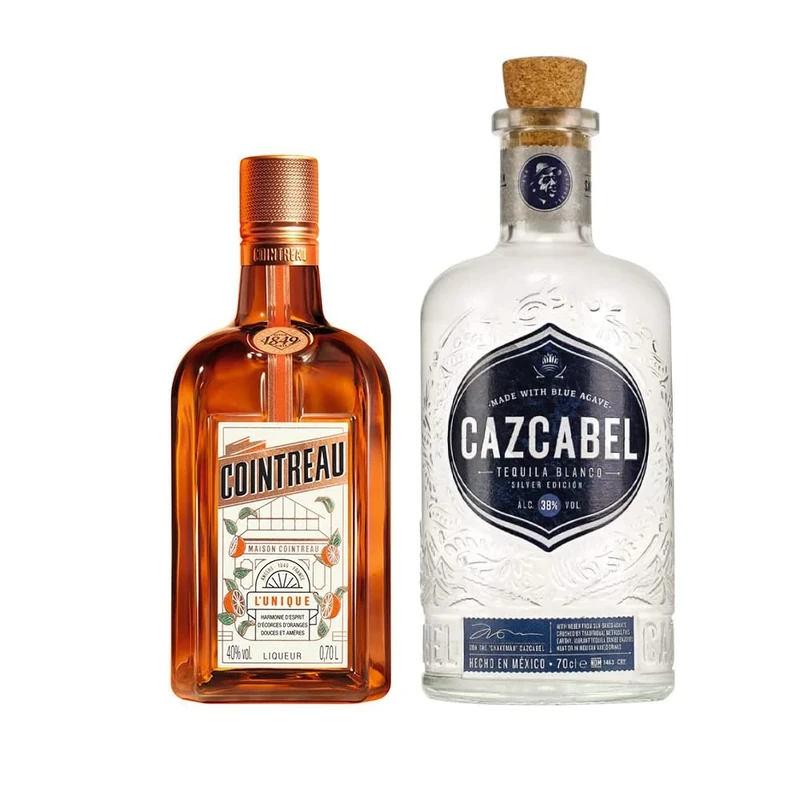 Cointreau Margarita Cocktail - Cointreau Triple Sec Orange Liqueur & Cazcabel Blanco Tequila
