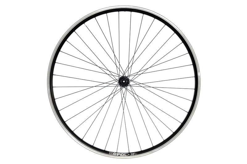 RAPIDA ATLAS 28" V-Brake-Front 1045 g, 36H, CNC, black, QUANDO KT-A15F - black, QR,