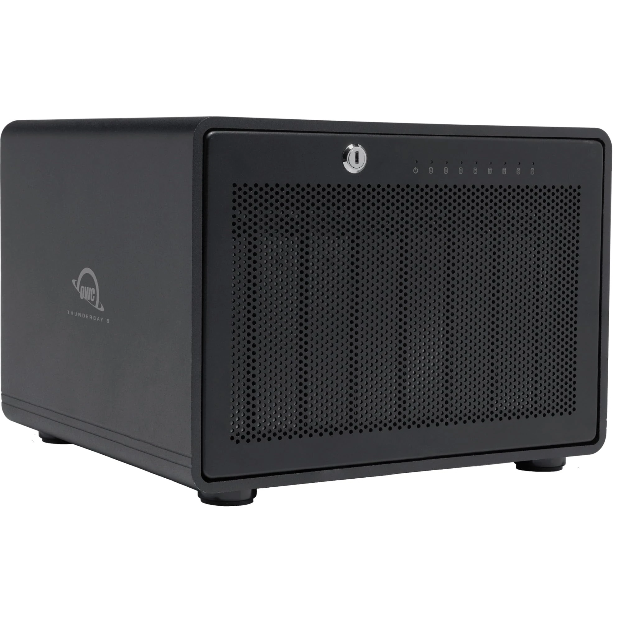 OWC ThunderBay 8 Drive Enclosure, Black, 8-Bay Thunderbolt 3 External Drive