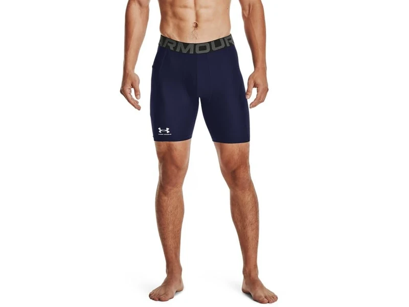 Under Armour Men's HeatGear Compression Shorts M Tall Midnight Navy