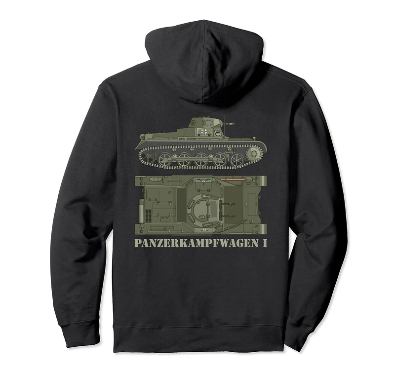 Panzer I German WW2 Tank Germany Tanks Panzerkampfwagen 1 Pullover Hoodie - Image 1