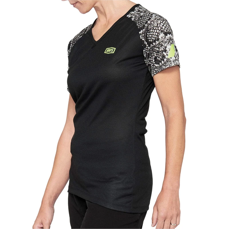 100% MTB WEAR Unisex Airmatic Women's Jersey Pullover Black - Image 1
