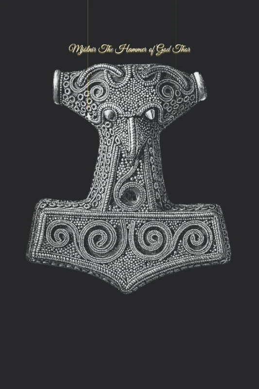 Mjölnir The Hammer of God Thor: 333 Blank Notebook Pages Ask and you shall receive. Write to your wishes they will all come true. - Image 1