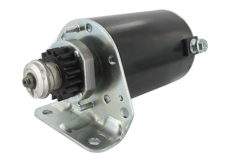 GREENSTAR - Electric Starter - 16-Tooth Pinion - 98 mm Induced - for Briggs & Stratton Aluminium Single Cylinder Models - Original Part 390838, 391177, 392749, 394805, 494325, 497595, 643054, 643054,