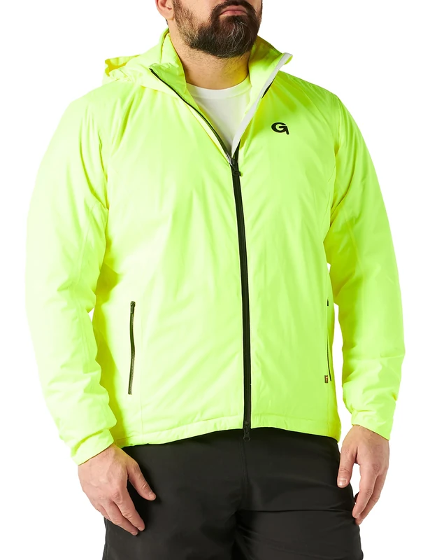 Gonso Save Therm, Men's cycling jacket, Waterproof rain jacket, Waterproof up to 10,000 mm & windproof, G-Tex, Warm Primaloft Silver Insulation, Wide fit, PFC-free