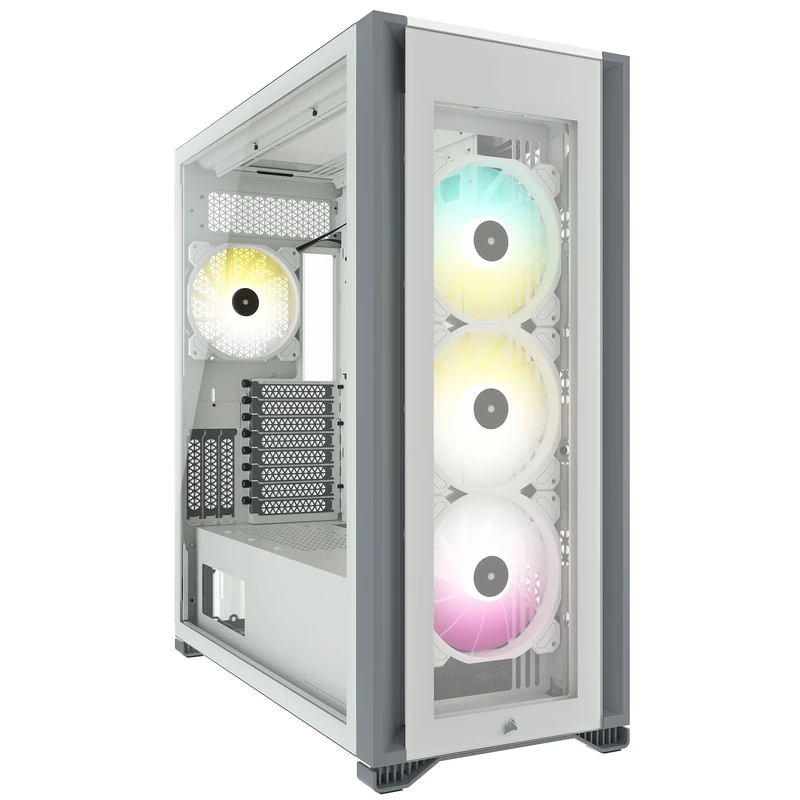 Corsair iCUE 7000X RGB Full Tower ATX PC Case, White