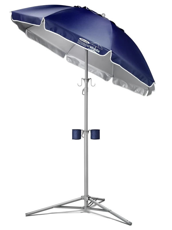 Wondershade Ultimate Portable Sun Shade Umbrella, Lightweight Adjustable Instant Sun Protection - Navy
