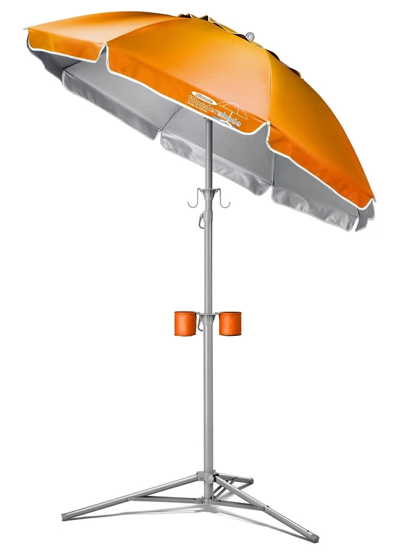 Wondershade Ultimate Portable Sun Shade Umbrella, Lightweight Adjustable Instant Sun Protection - Orange