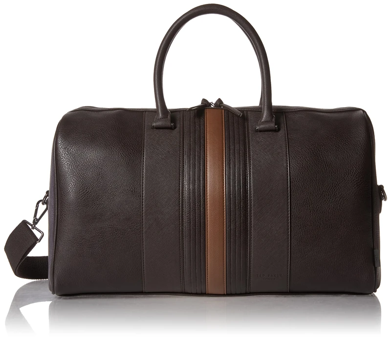 Ted Baker london evyday-Striped pu Holdall, BRN-Choc