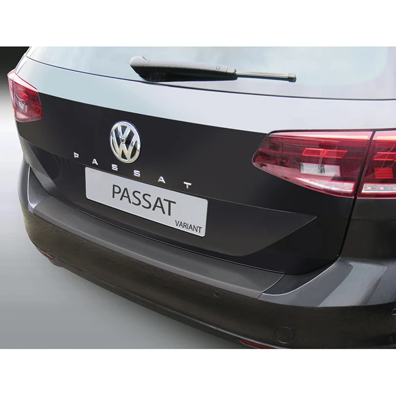 RGM ABS Rear bumper protector compatible with Volkswagen Passat (3G) Variant/Alltrack Facelift 2019- Black