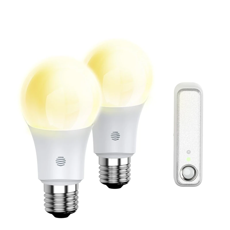 Hive 852000 Smart Lighting EUK-2x Dimmable E27 & Motion Sensor, White - Image 1