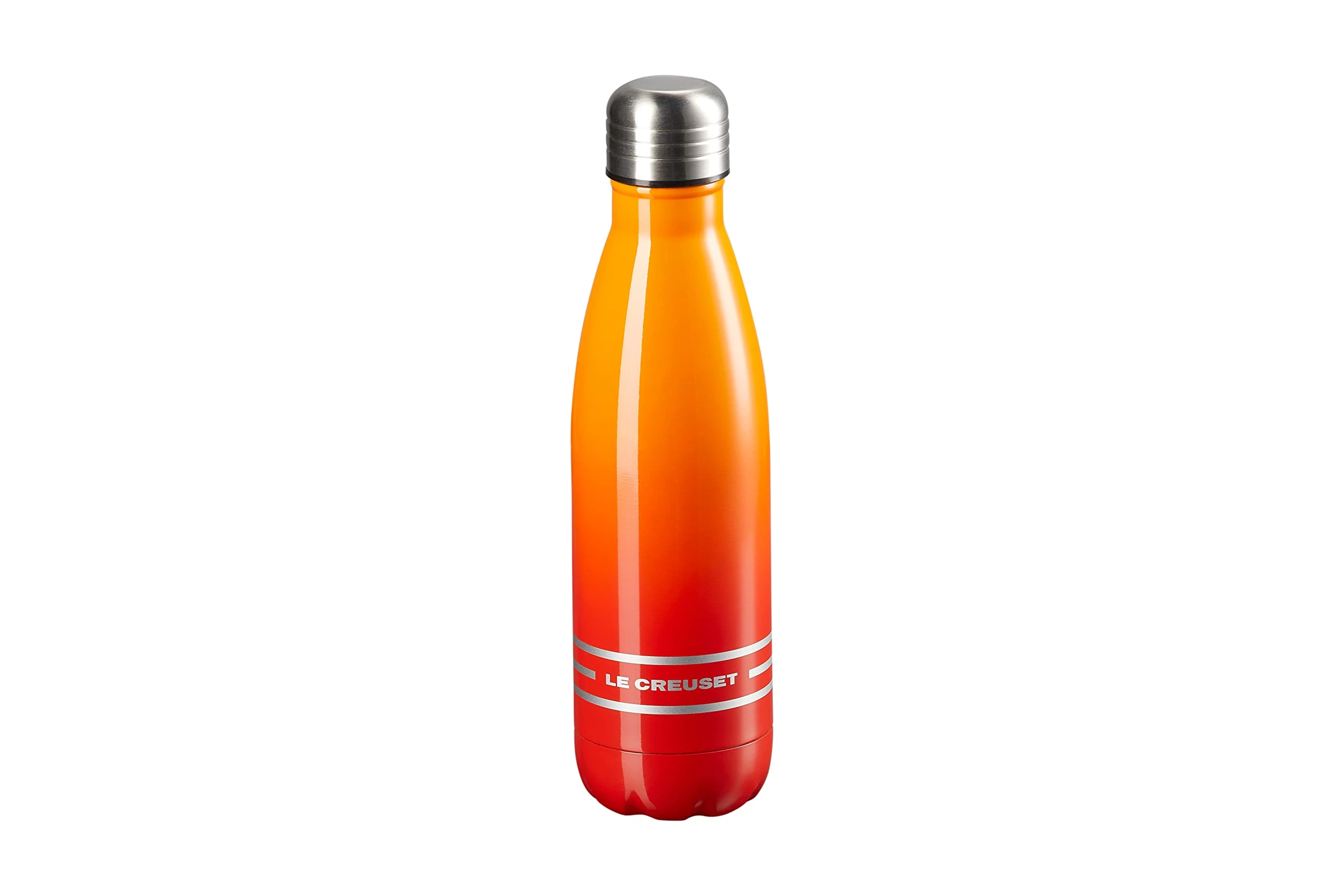 LE CREUSET SS Hydration Bottle 500ml Flame -Cylinder