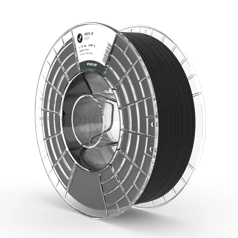extrudr® XPETG CF Diameter 1.75 mm (0.8 kg) Carbon Fibre - 3D Printer Filament - Made in Austria - Highest Quality at a Fair Price