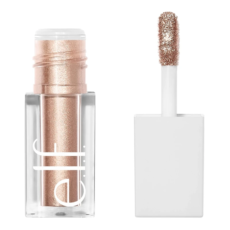 e.l.f. Liquid Metallic Eyeshadow, High-impact Eyeshadow With A Metallic Finish, Long-Lasting Gel-Based Formula, Quick Drying, Moon