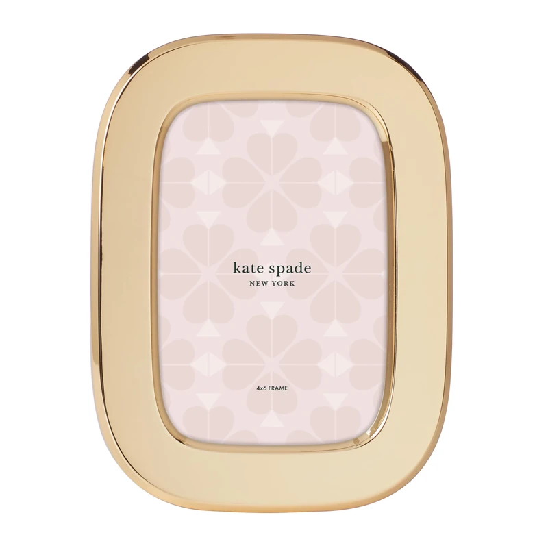 Kate Spade New York Gold South Street 4" X 6" Oval Frame, 0.80 LB