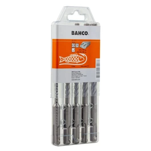 BAHCO Game 5 SDS + 4C Concrete bits