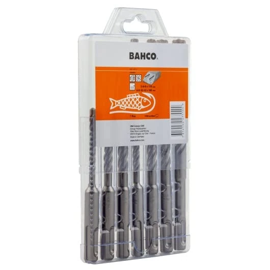 BAHCO Game 7 SDS + 4C Concrete bits