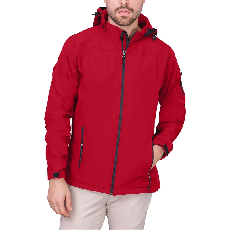 HRM Men's 1101 Jacket, Red, L
