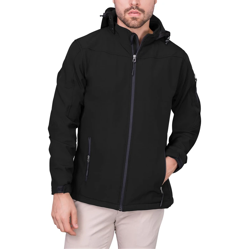 HRM Men's 1101 Jacket, Black, S