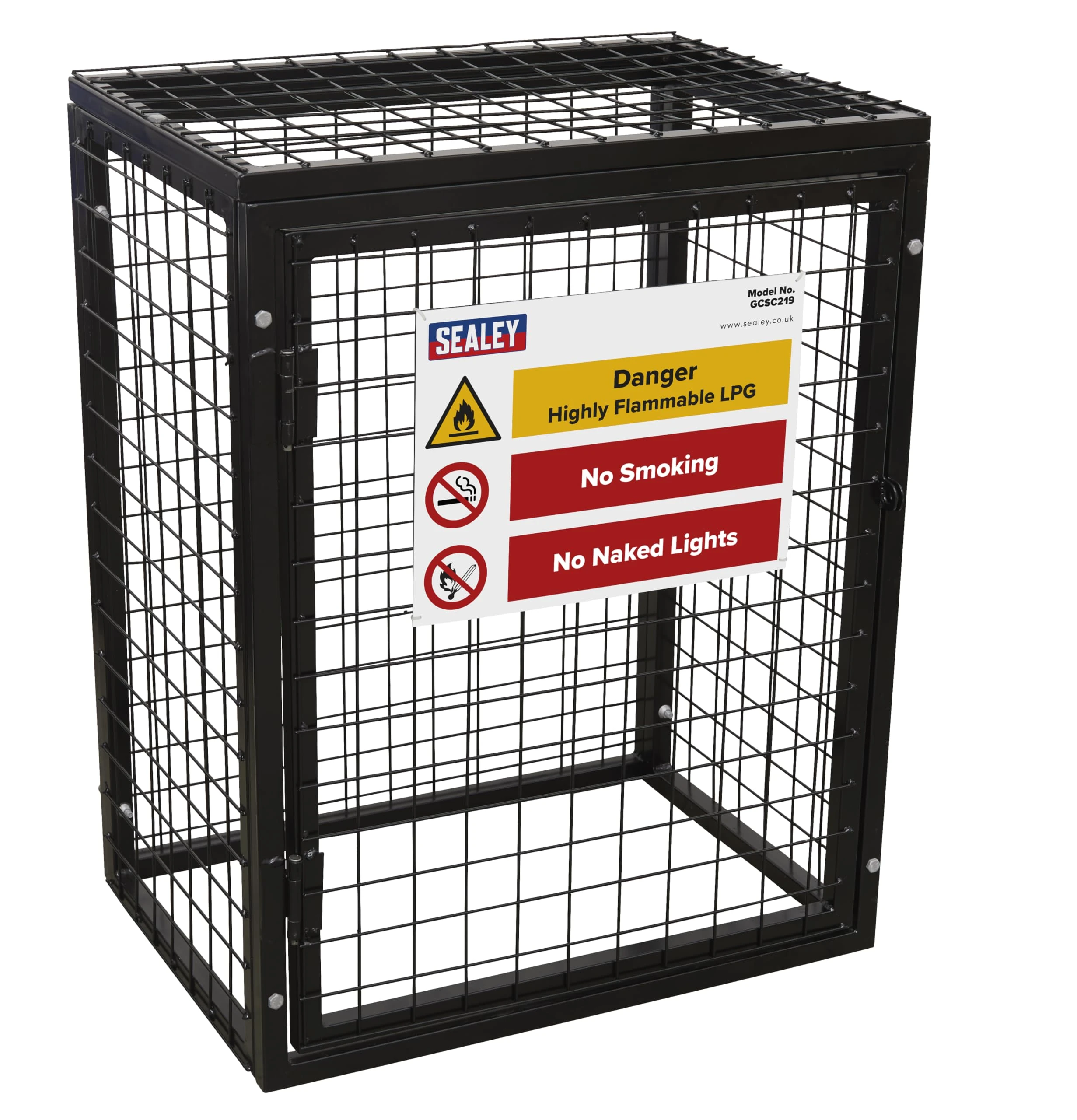 Sealey GCSC219 Gas Cylinder Safety Cage - 2 x 19kg Cylinders