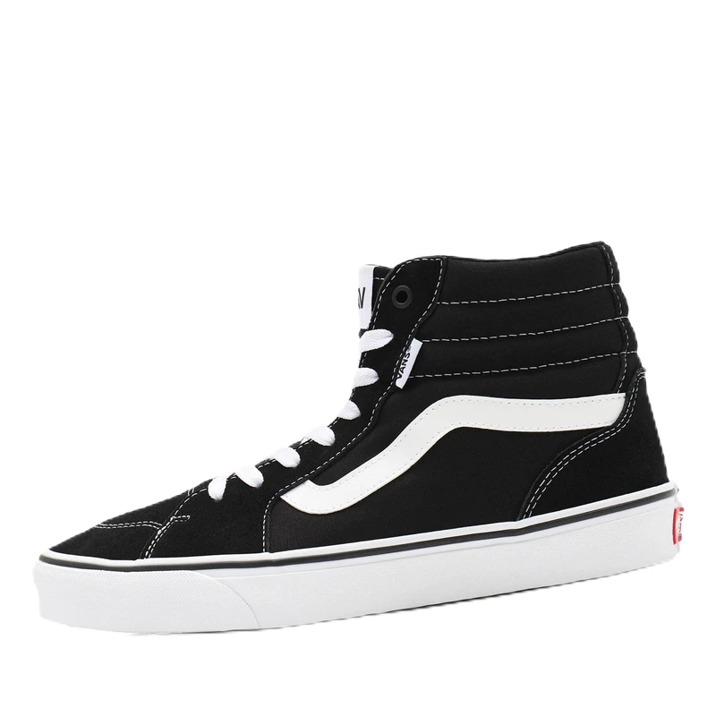Vans Men's Sneaker, Suede Canvas Black White, 14 UK