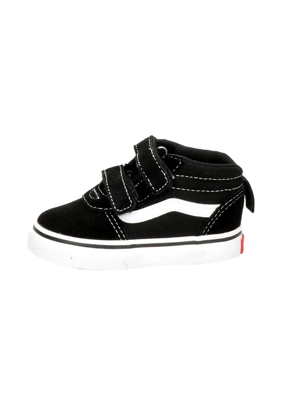 Vans Unisex Baby's Trainers Ward Mid V (Suede/Canvas) Black/White, Size UK 5 Child