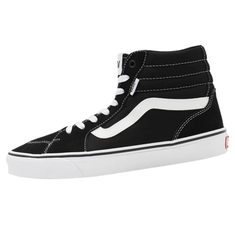 Vans Men's Mn Filmore Hi Sneaker, Suede Canvas Black White, 8.5 UK
