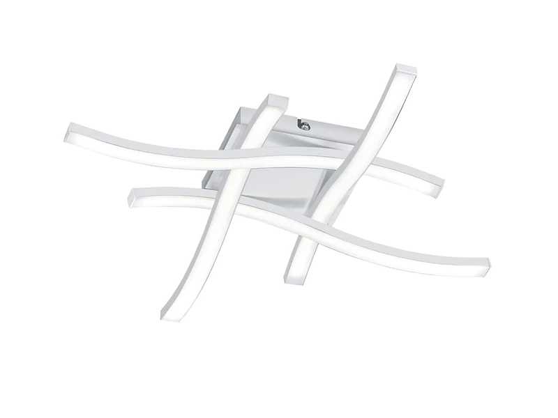 Reality Leuchten Route R62474131 LED Ceiling Light Metal White with 4X 5 Watt LEDs