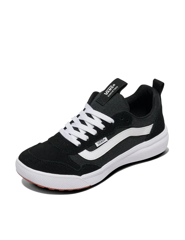 Vans Women's Trainers Range EXP (Suede/Canvas) Black/White, Size UK 5