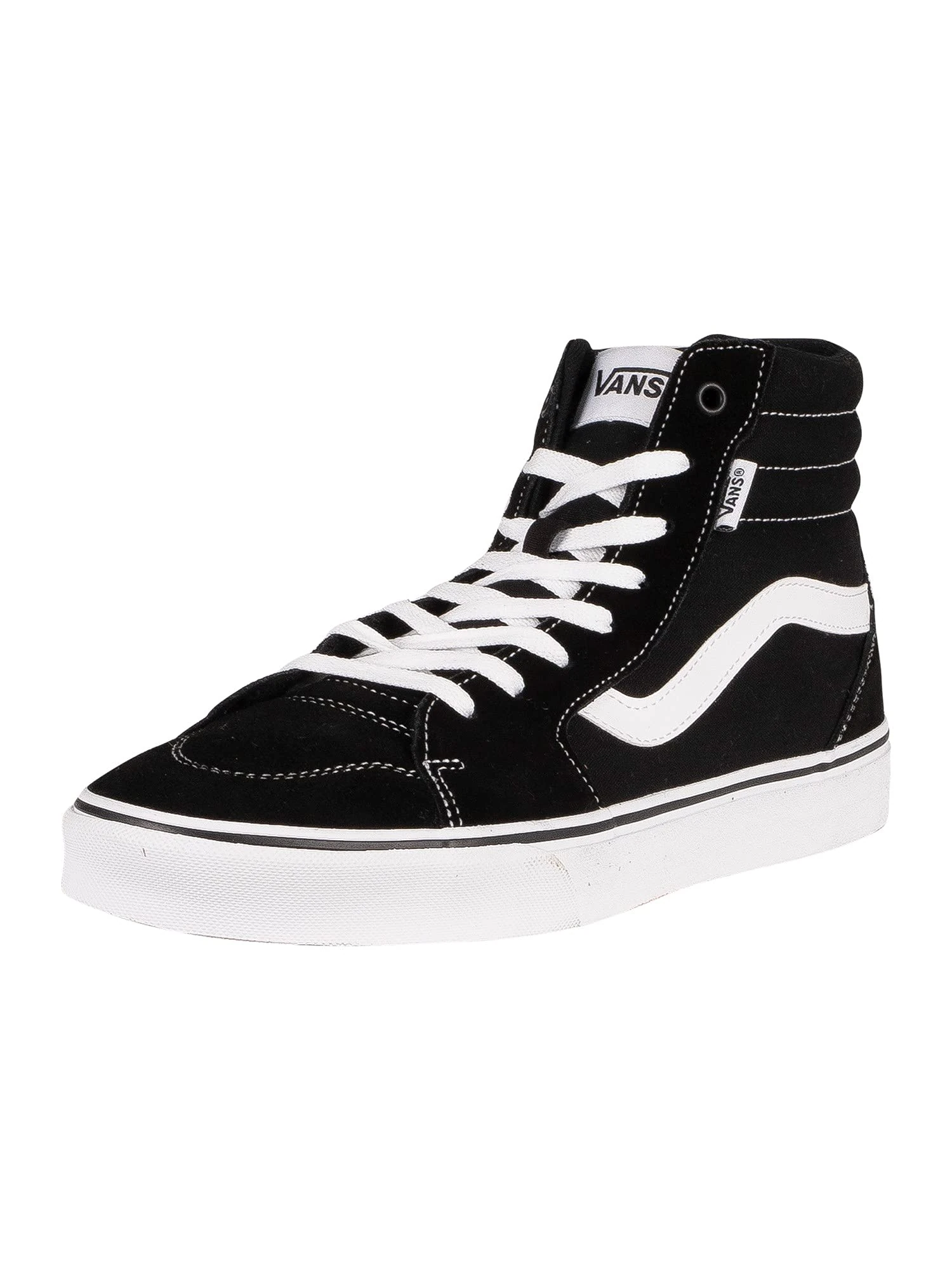 Vans Men's Mn Filmore Hi Sneaker, Suede Canvas Black White, 5.5 UK