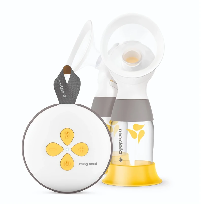 Medela Swing Maxi Double Electric Breast Pump, More Milk in Less Time, Chargeable with USB, Featuring PersonalFit Flex Shields and Medela 2-Phase Expression Technology