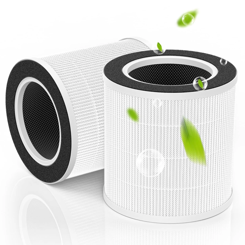 VK-6067B Filter Replacement Fit For HOKEKI VK-6067B Air Purifier and For Vremi Air Purifier, 3-Stage Filtration With HEPA and Activated Carbon Filter