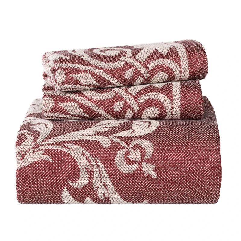 Superior Bedspread, Cotton, Ada Berry Red, Queen