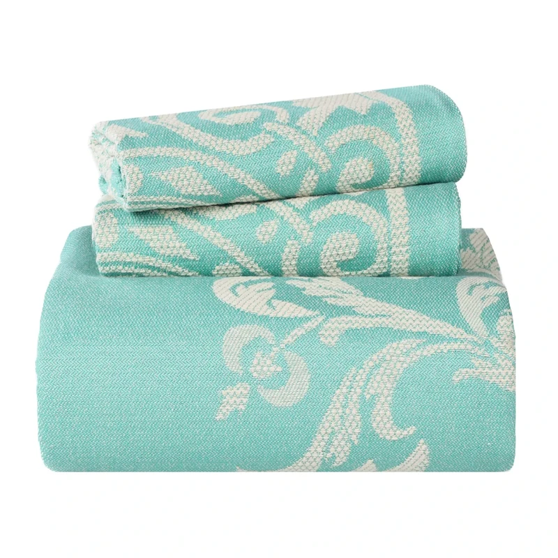 Superior Bedspread, Cotton, Ada Turquoise, King