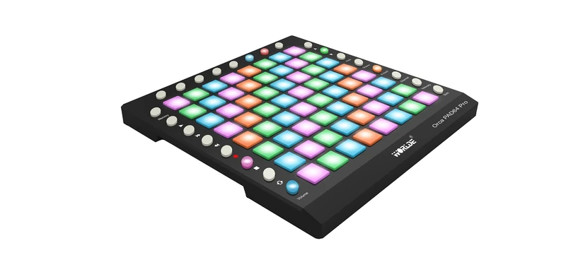 Worlde Orca-Pad64-A Midi Controller w/64 Triggers, built-in soundbank