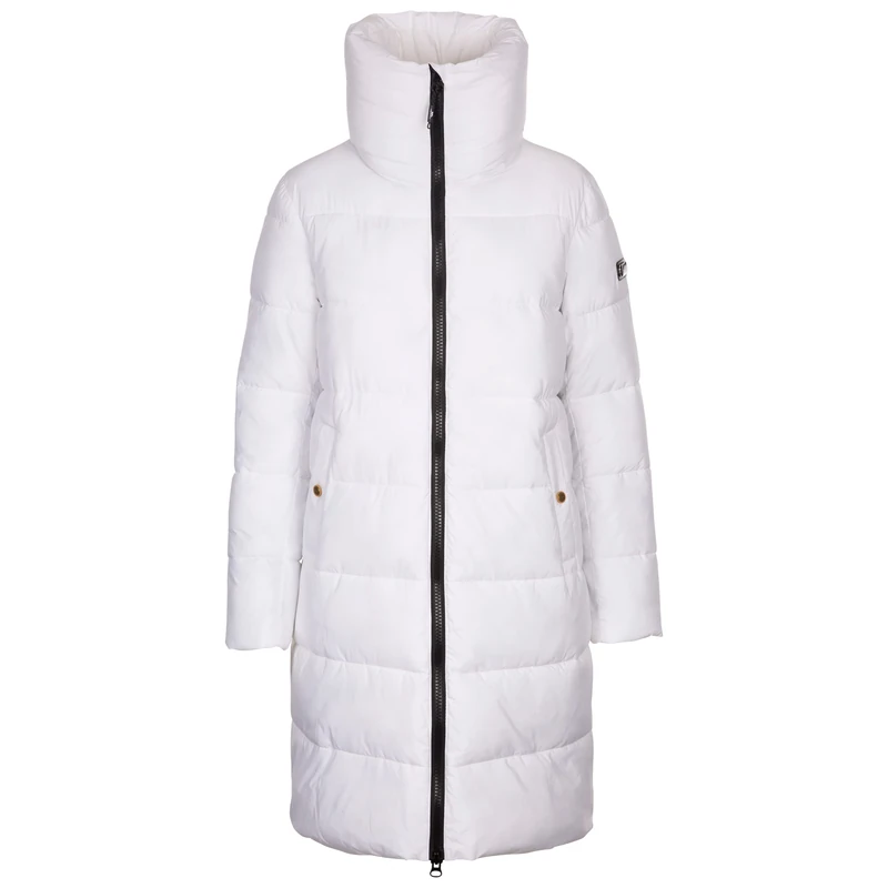 Trespass Womens Padded Jacket Longer Length Deep Collar Faith