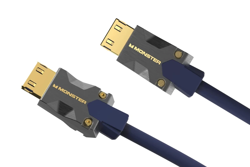 Monster M3000 HDMI 2.1 Cable 3m, 8K@60Hz, 4K@120Hz, Ultra High Speed 48Gbps, HDR, eArc, Gold Connectors, Compatible With PS4/PS5/Xbox, Blue