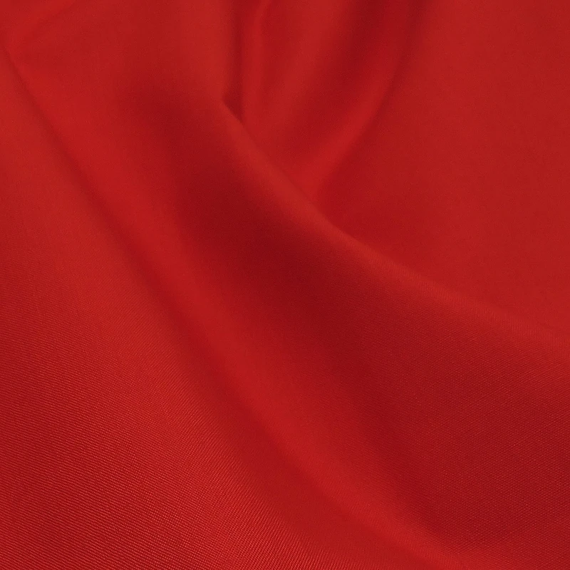 UK Fabrics Online Red Polycotton Fabric - 112cm Width (1 Metre) - Image 1